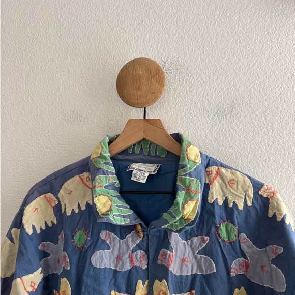 Vintage April Cornell for Cornell Trading Animal Appliqué Jacket - Picture 2 of 9